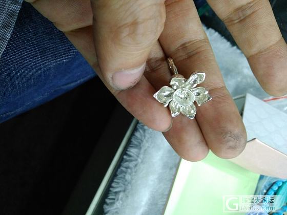 莲花银托_金工戒指