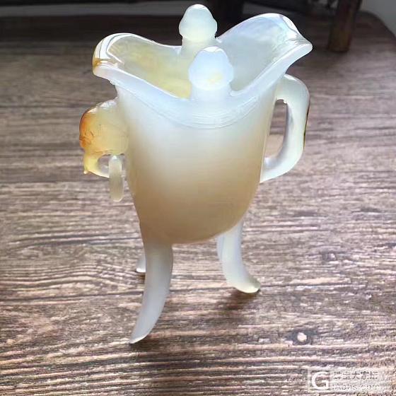 老铁，干了这杯恒河水_摆件玉髓玛瑙