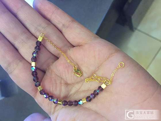 追随坛子里妹子山的闪紫_金手链