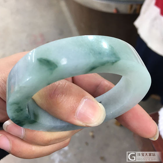 四月七号挑的手镯毛胚起货效果欣赏哈哈_翡翠