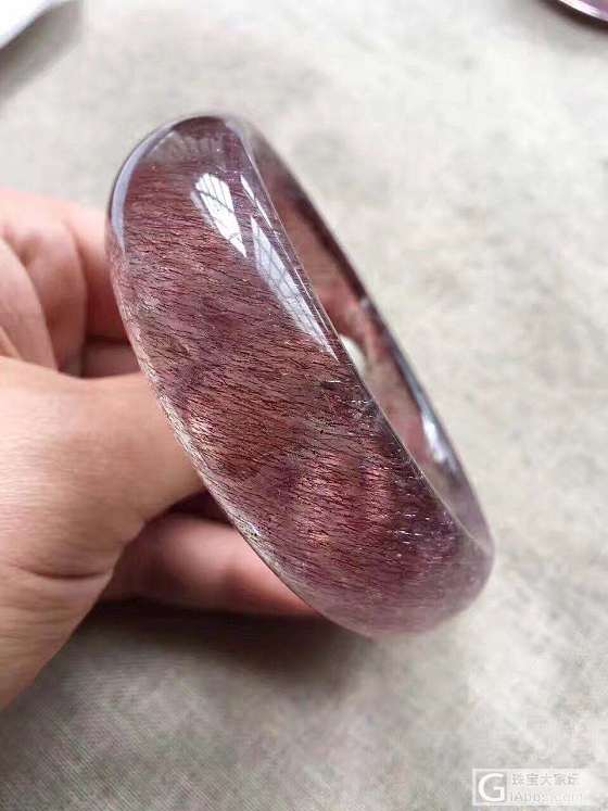 紫发晶是不是很稀少_发晶手镯