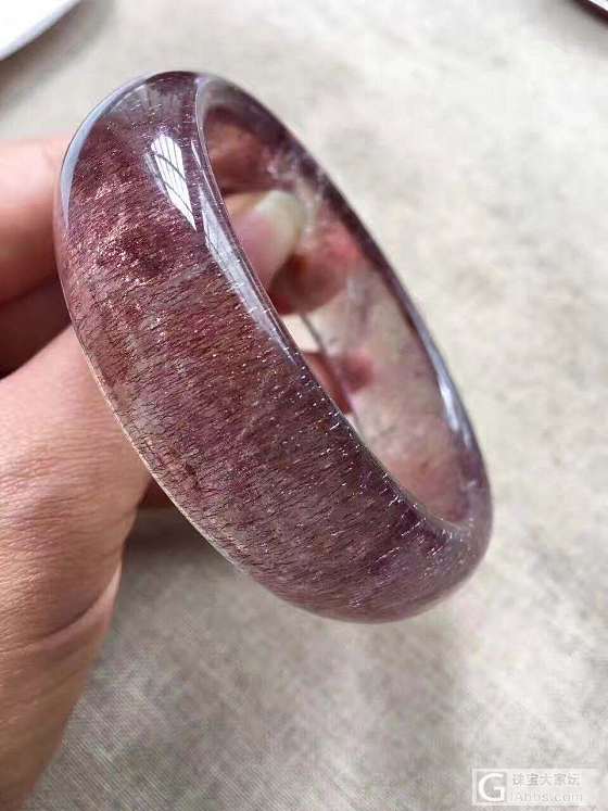 紫发晶是不是很稀少_发晶手镯
