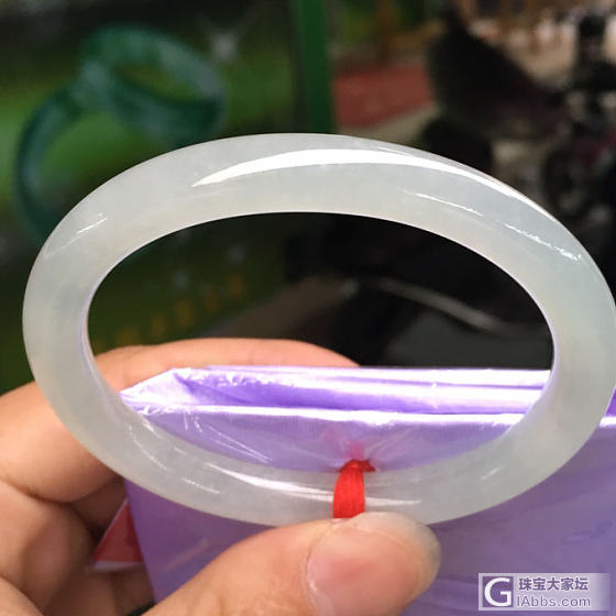 冰贵妃手镯胚_手镯翡翠