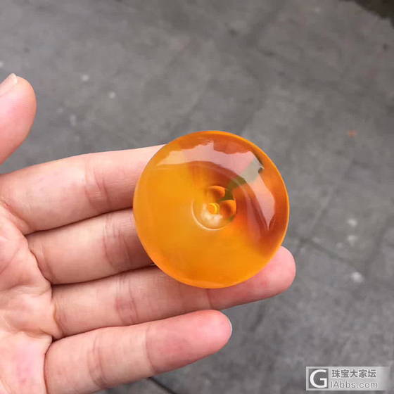 精品蜜蜡_平安扣琥珀蜜蜡