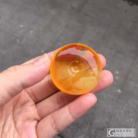 精品蜜蜡_平安扣琥珀蜜蜡