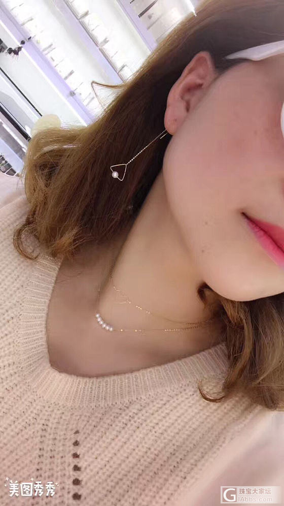 18K金耳环！_K金耳环