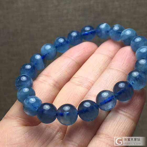炎热的天气是不是得来个海蓝宝😏_手镯海蓝宝