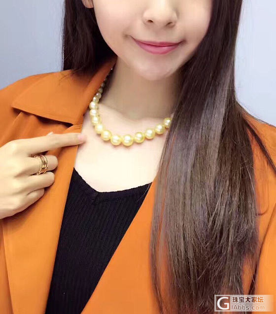 💰金珠项链_海水珍珠项链