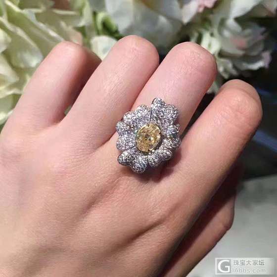 名媛气质款！超大超美！AZ现货，Z16120339，主石：
1.352ct/FY..._戒指彩钻