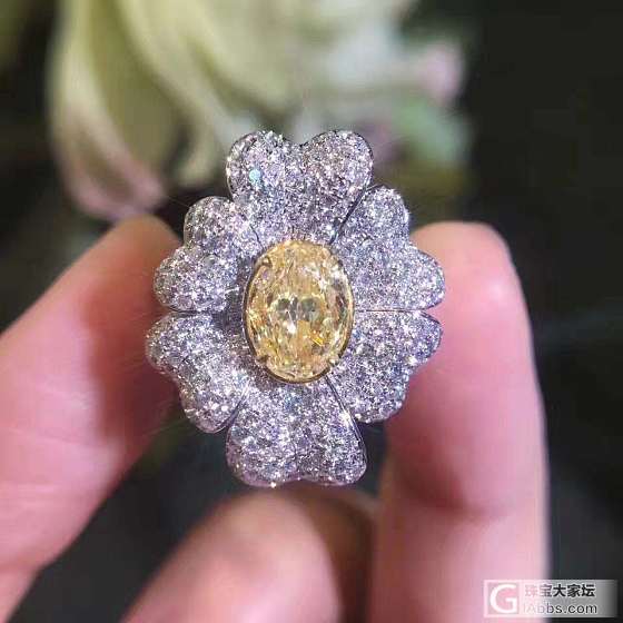 名媛气质款！超大超美！AZ现货，Z16120339，主石：
1.352ct/FY..._戒指彩钻