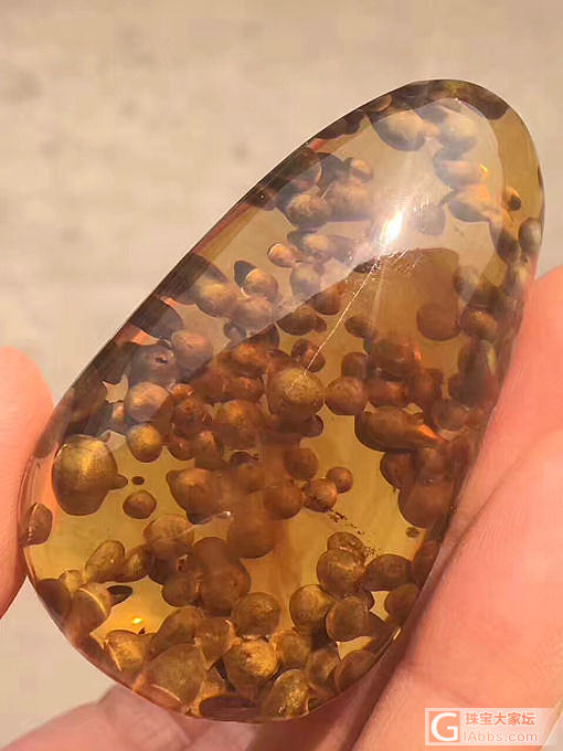 缅甸特色金蓝孢子随行吊坠，珀体干净透亮！重24克，规格60/34/16mm.特价..._琥珀蜜蜡