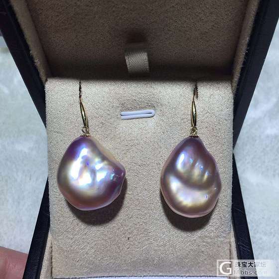 巴洛克耳环_海水珍珠耳坠珍珠