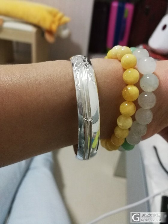 新入一只素华家的竹_手镯银