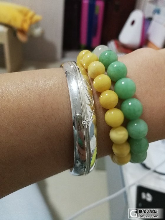 新入一只素华家的竹_手镯银