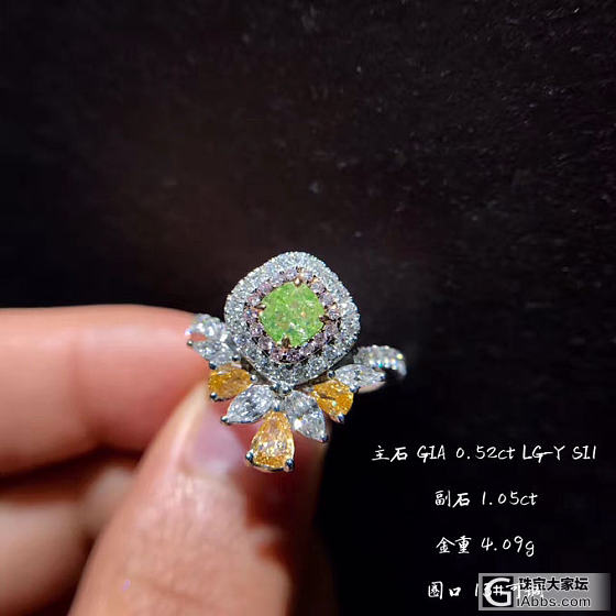 一大波成品彩钻，工艺精湛_戒指彩钻