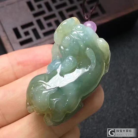 收个翡翠小貔貅_翡翠