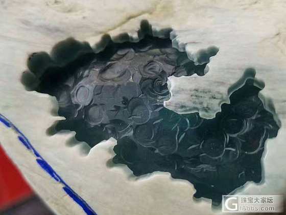 木那玻璃种带蓝底_翡翠赌石