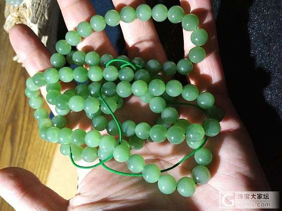刚入的碧玉珠链_珠串碧玉