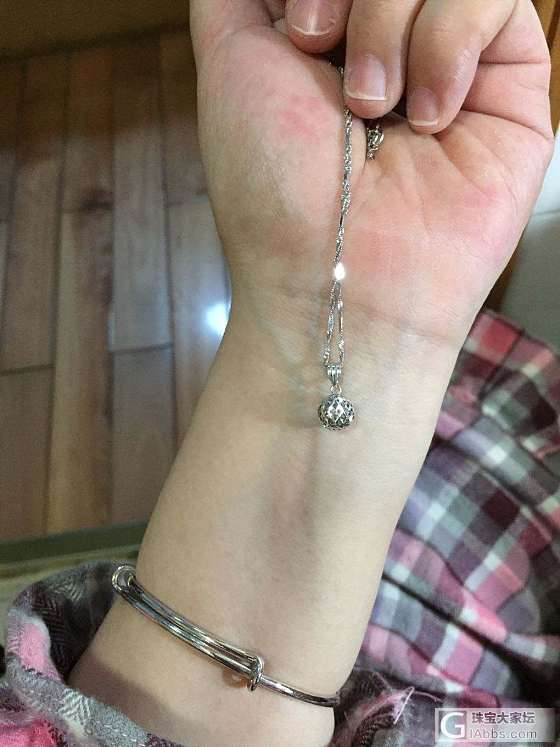 我现有的铂金和K白_K金项链手饰铂