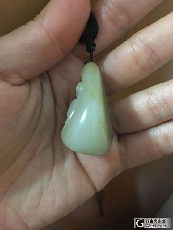 偶遇一枚生肖虎洒金皮独籽_挂件和田玉