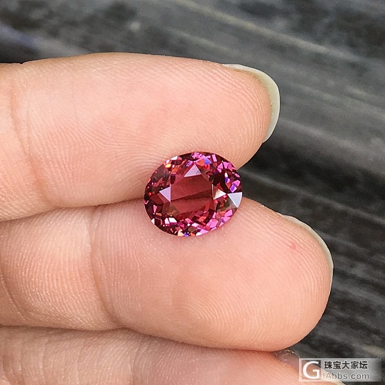 2.98ct 坦桑尼亚 粉 粉红 椭圆 Malaya 石榴石 收藏 镶嵌定制_石榴石刻面宝石