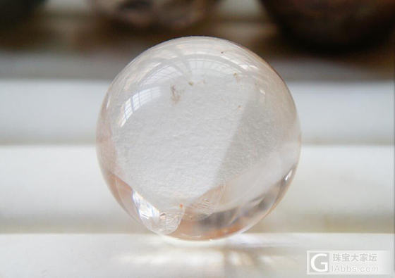 新收的绿幽灵球，能量很给力。_绿幽灵