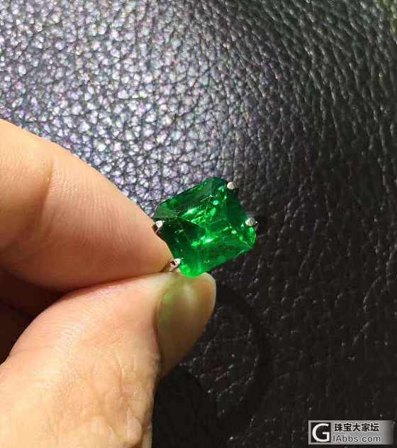 ##中颐完美级别祖母绿##  4.86ct  GRS证书_刻面宝石祖母绿中颐彩色宝石