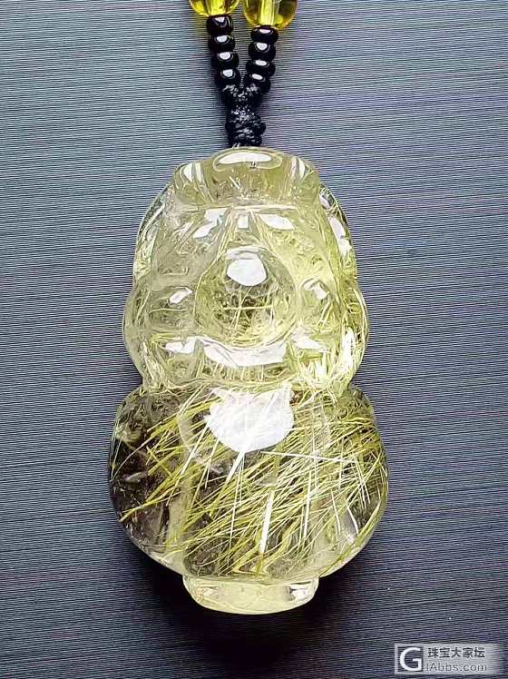 天然金发晶貔貅吊坠_挂件金发晶