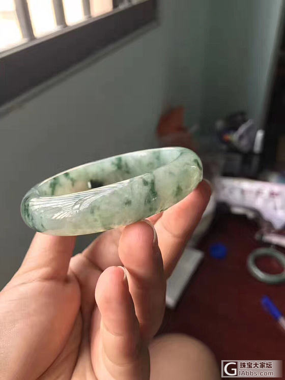 飘花镯 学习中 请各位指教一下价格_手镯翡翠