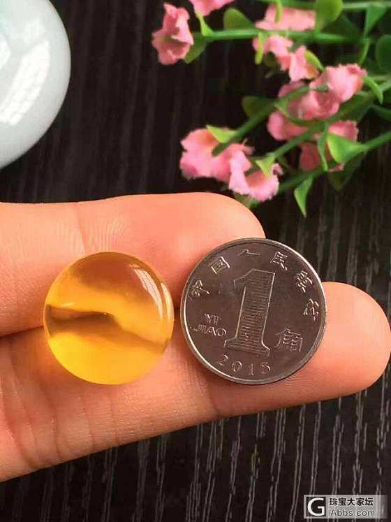 金绞蜜小戒面。。哈哈😄_戒面琥珀蜜蜡