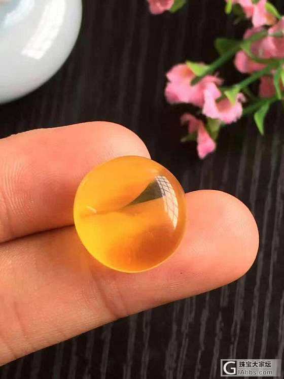 金绞蜜小戒面。。哈哈😄_戒面琥珀蜜蜡