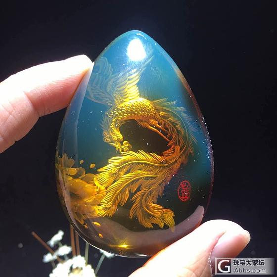 彭赣闽老师阴雕作品欣赏，喜欢雕刻进来看看_琥珀雕刻