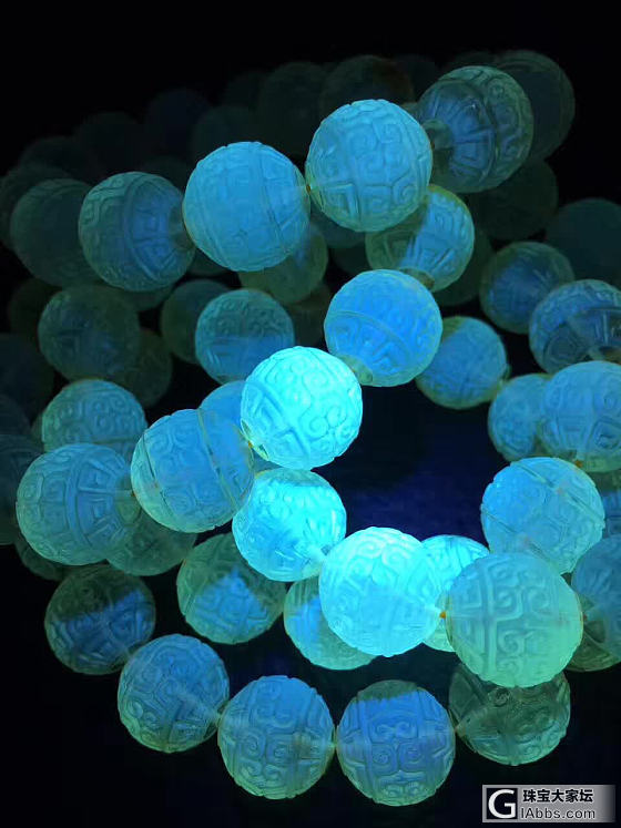 纯天然蜜蜡回纹珠 支持淘宝交易看货_珠串琥珀