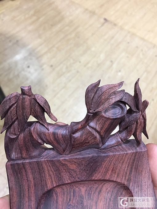 海南黄花梨紫油梨笔洗_海南黄花梨笔洗黄花梨