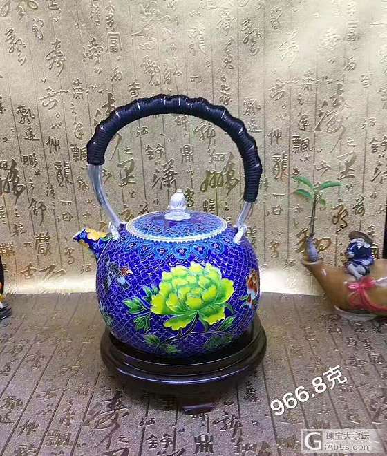 公司自家产品，手工纯银养生壶_茶具