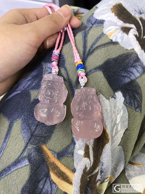 小闲置~_挂件粉晶
