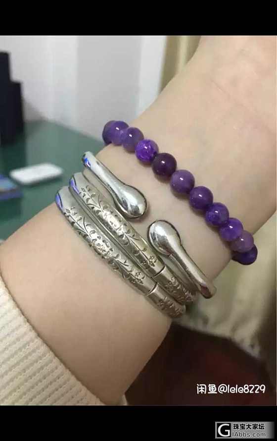 錾花老银镯_老银手镯