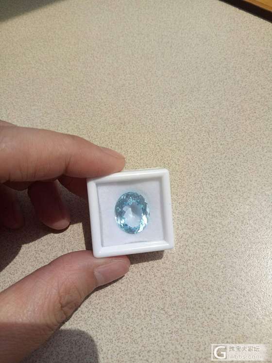 这算不算大漏底了。_托帕石刻面宝石