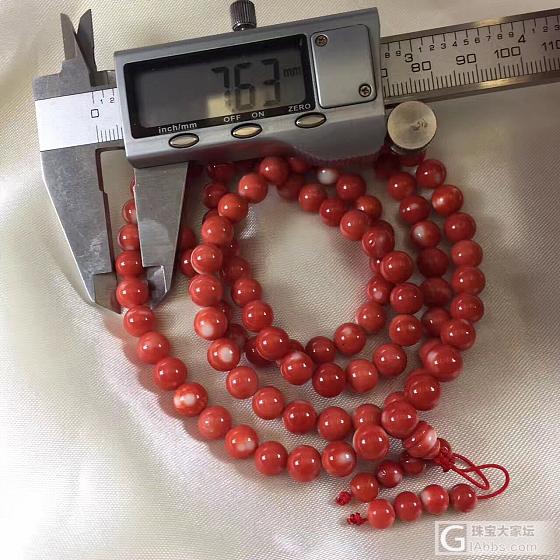 momo一级色108佛珠 8mm 收藏佳品_珠串珊瑚