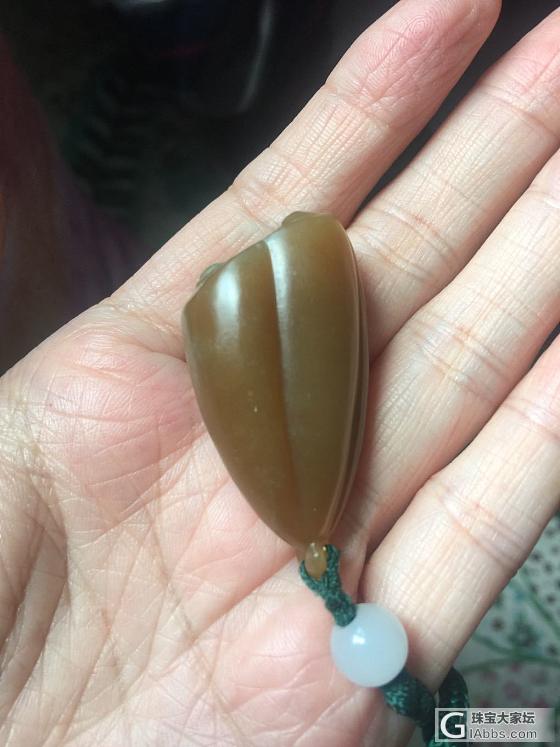 父上大人玩的糖莲蓬和河磨玉108_珠串挂件和田玉