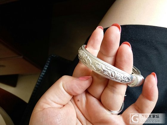 被坛里美女种草，今天拔草，大惊喜_手镯银