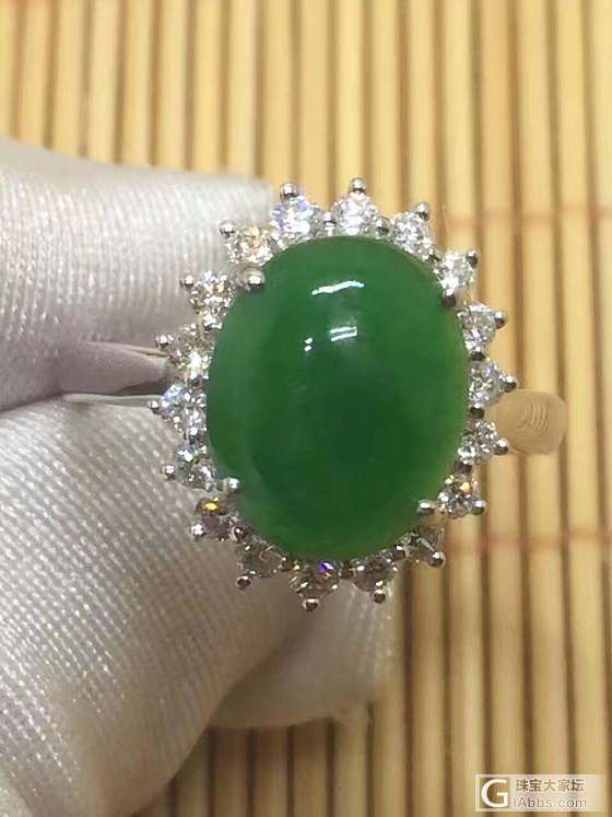 18K镶嵌定制出货_翡翠
