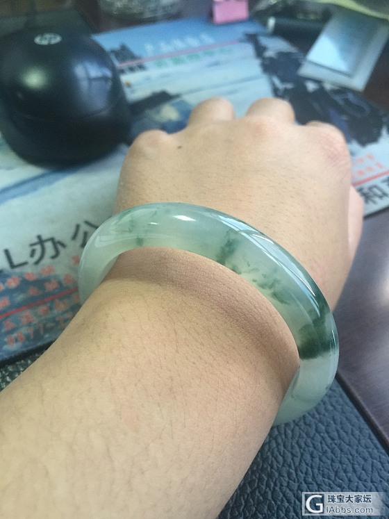 新入的镯子，估个价吧，看看我有没有吃药_手镯翡翠