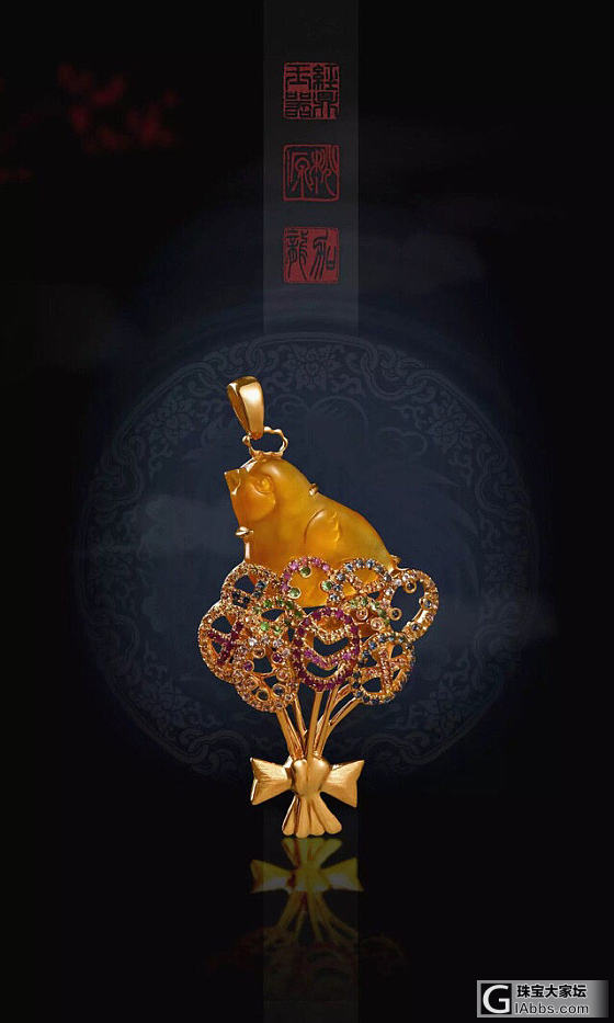 搬运工------加龙作品_玉工设计翡翠
