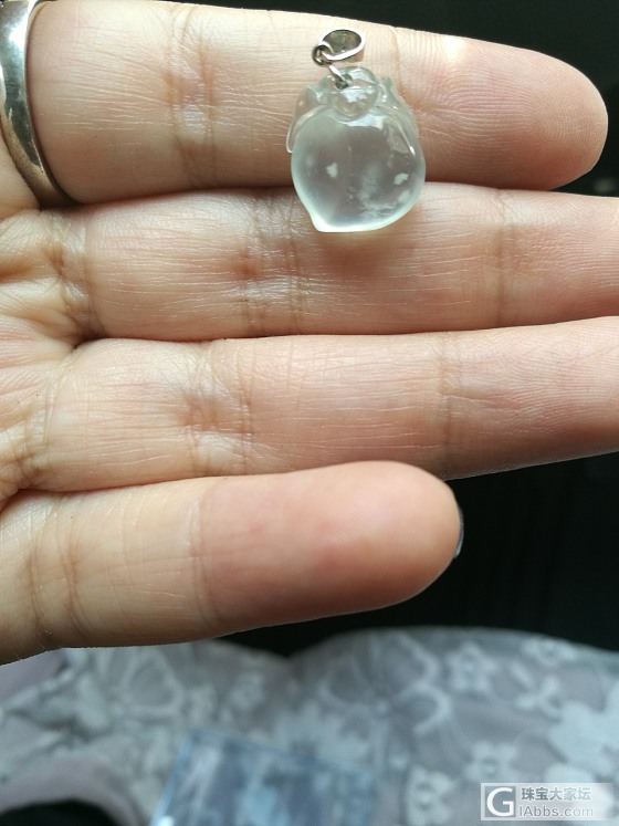 木那种小桃子，美腻啊，水汪汪的，就是太小，太小，太小……_吊坠翡翠