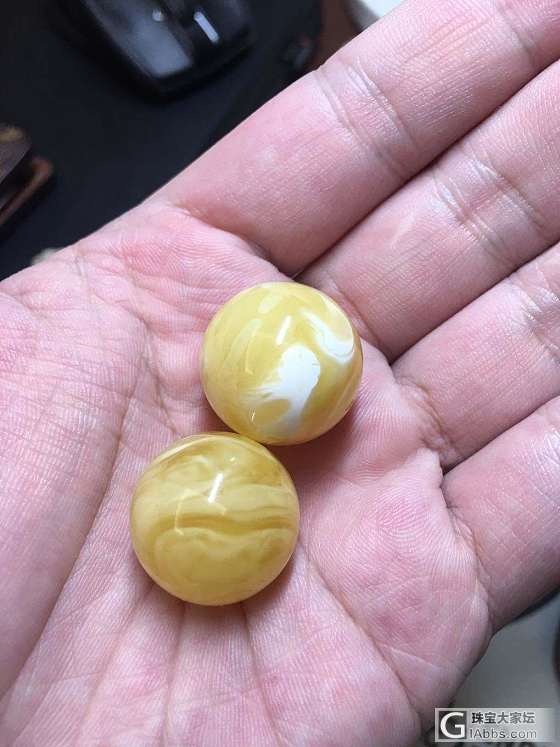 本来想凑2.0珠子，但现在2.0太难就放弃，闲置2颗，原价出。_配件蜜蜡