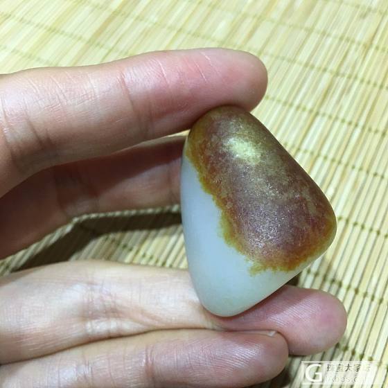 大红皮籽料_原石白玉