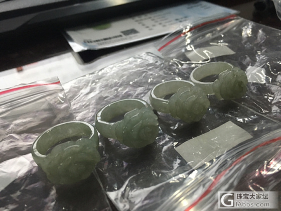翡翠玫瑰花戒指，¥xx_戒指翡翠