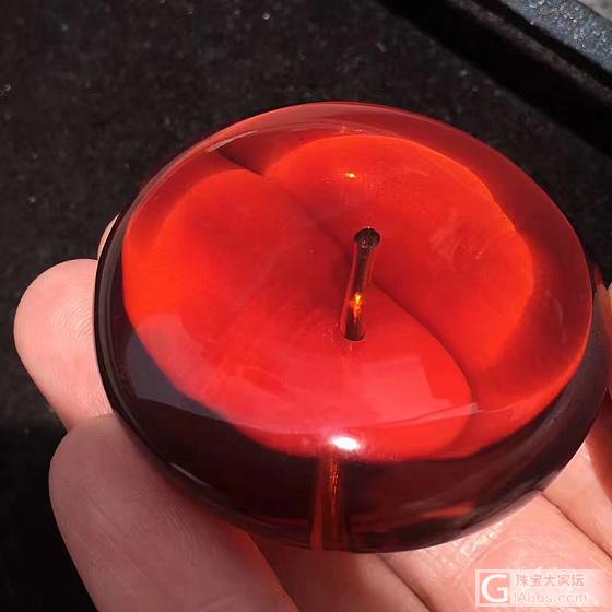 中国红_平安扣琥珀蜜蜡