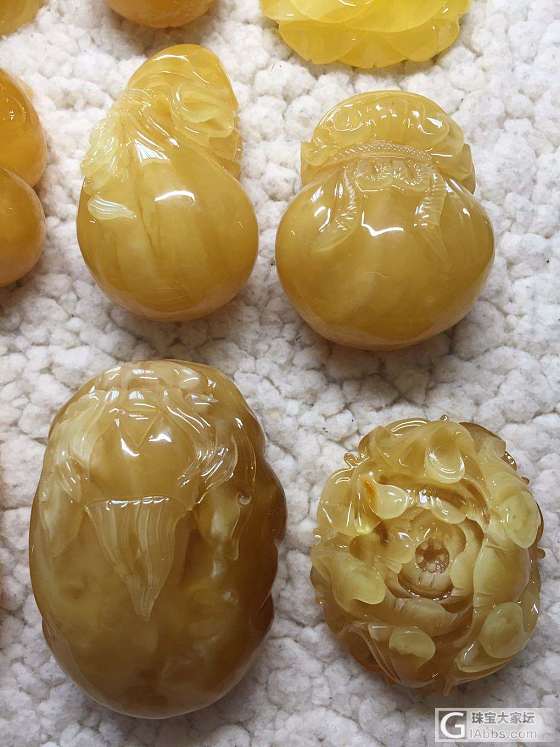 都是俄料大个头哦！_挂件蜜蜡